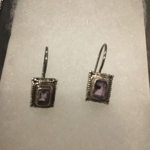 Silver earrings